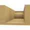 Ekena Millwork 6in. W x 4in. H x 16in. L Pescadero Woodgrain TimberThane Rafter Tail, Primed Tan RFTUR06X04X16PECRCPR - alternate 4